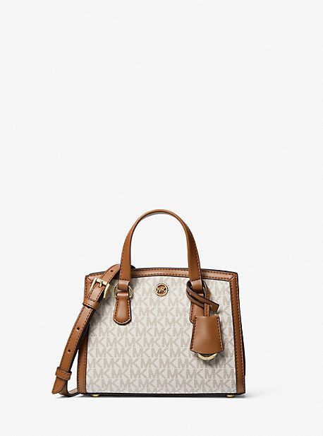 MK Chantal Extra-Small Logo Messenger Bag - Natural - Michael Kors