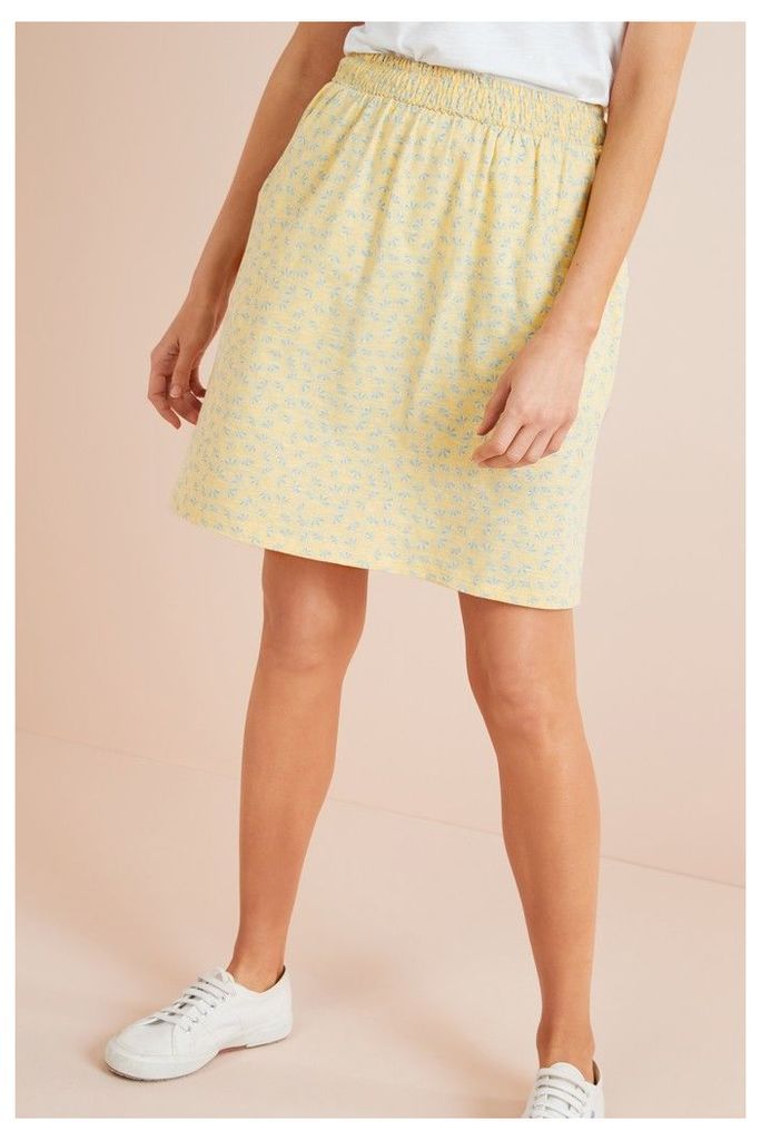 Womens Next Yellow Flippy Skirt -  Yellow
