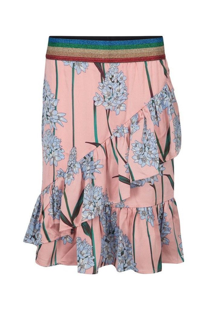 Womens Sofie Schnoor Pink Floral Wrap Skirt Coord -  Pink