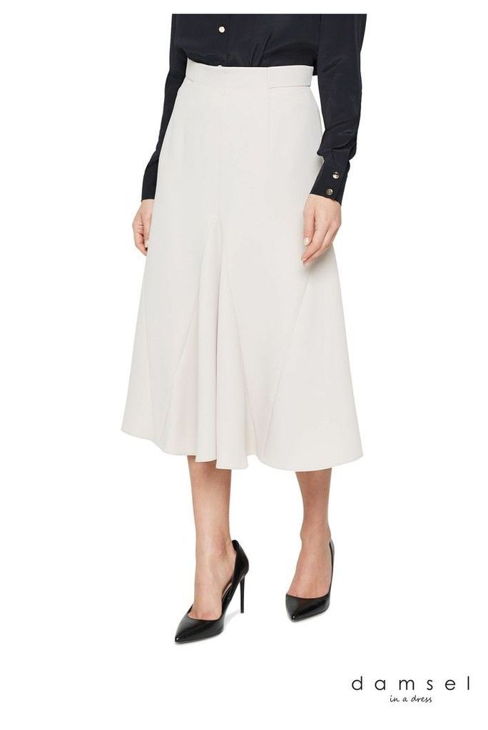 Womens Damsel In A Dress Neutral Ebony Tailored Skirt -  Natural