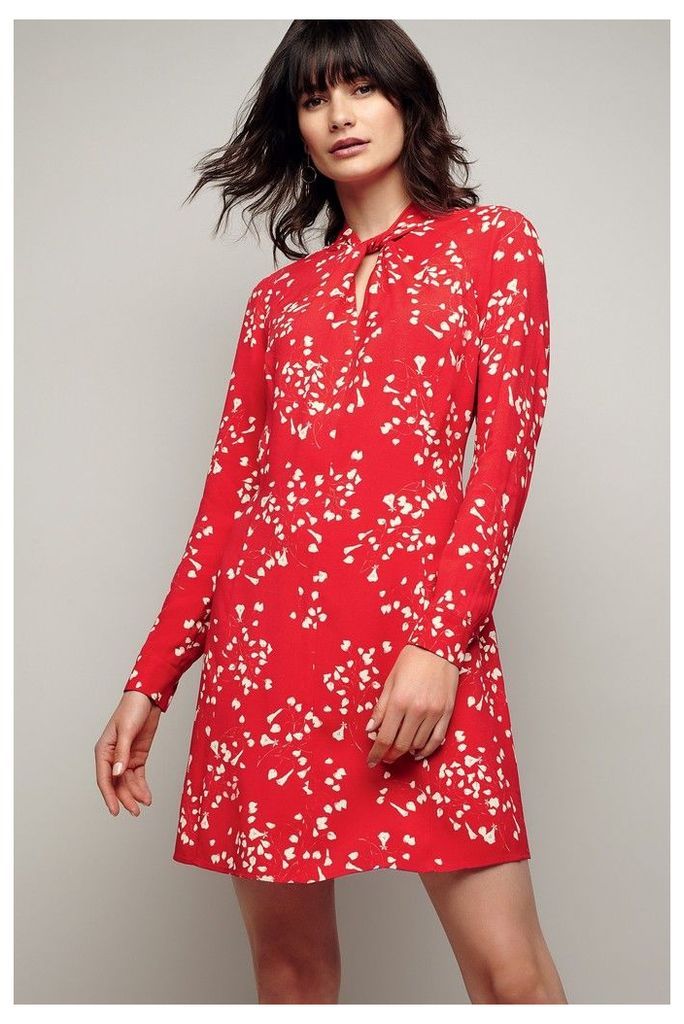 Womens Phase Eight Red/Ivory Carolina Floral Dress -  Red