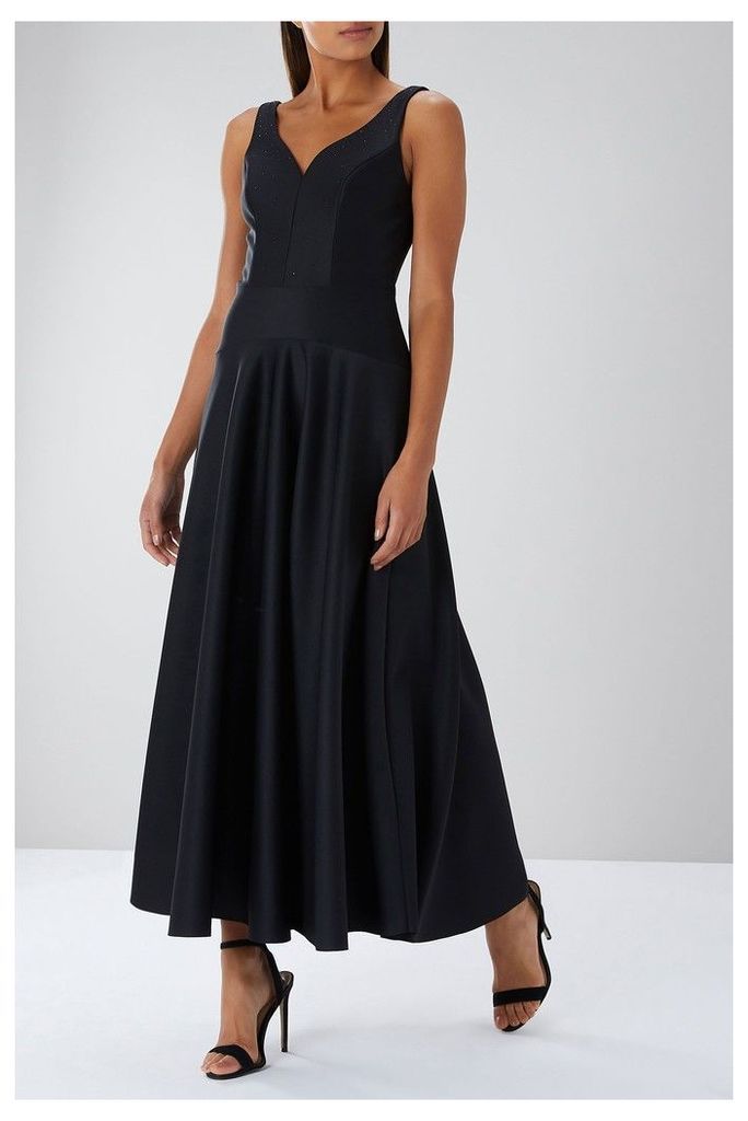 Womens Coast Black Amendine Sparkle Maxi Dress -  Black