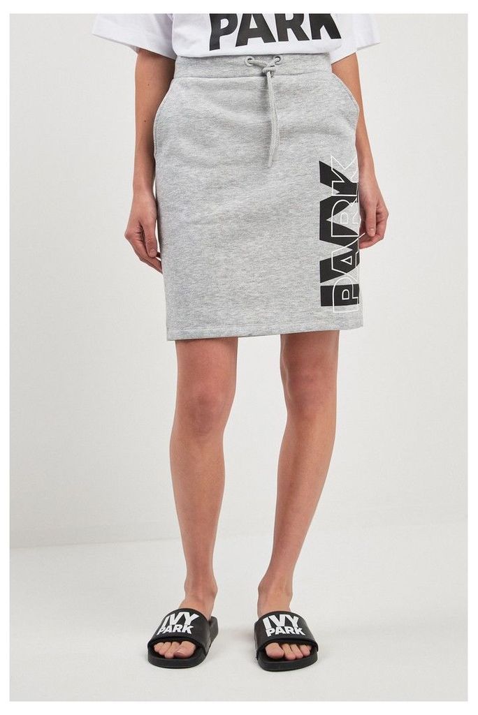 Womens Ivy Park Grey Logo Skirt -  Grey