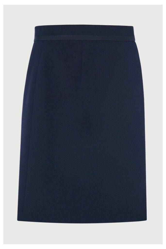 Womens L.K.Bennett Blue Nolan Knee Length Skirt -  Blue