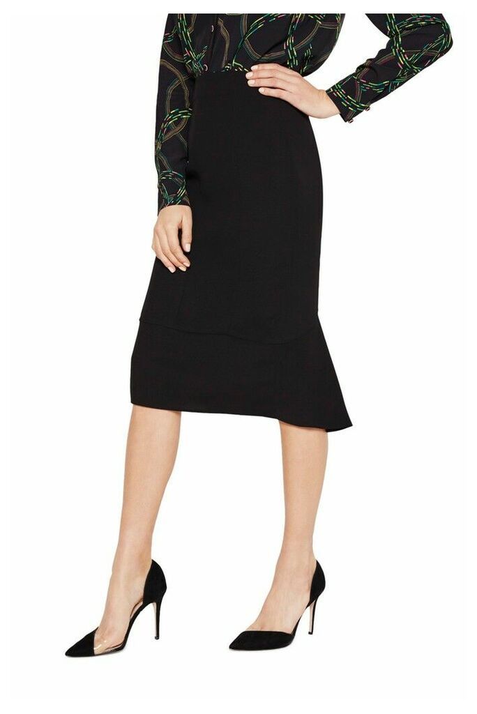 Womens Damsel In A Dress Isabella Cut-Out City Suit Skirt -  Black