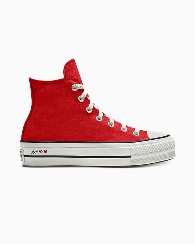 Custom Chuck Taylor All Star Lift Platform By You - Red - 10