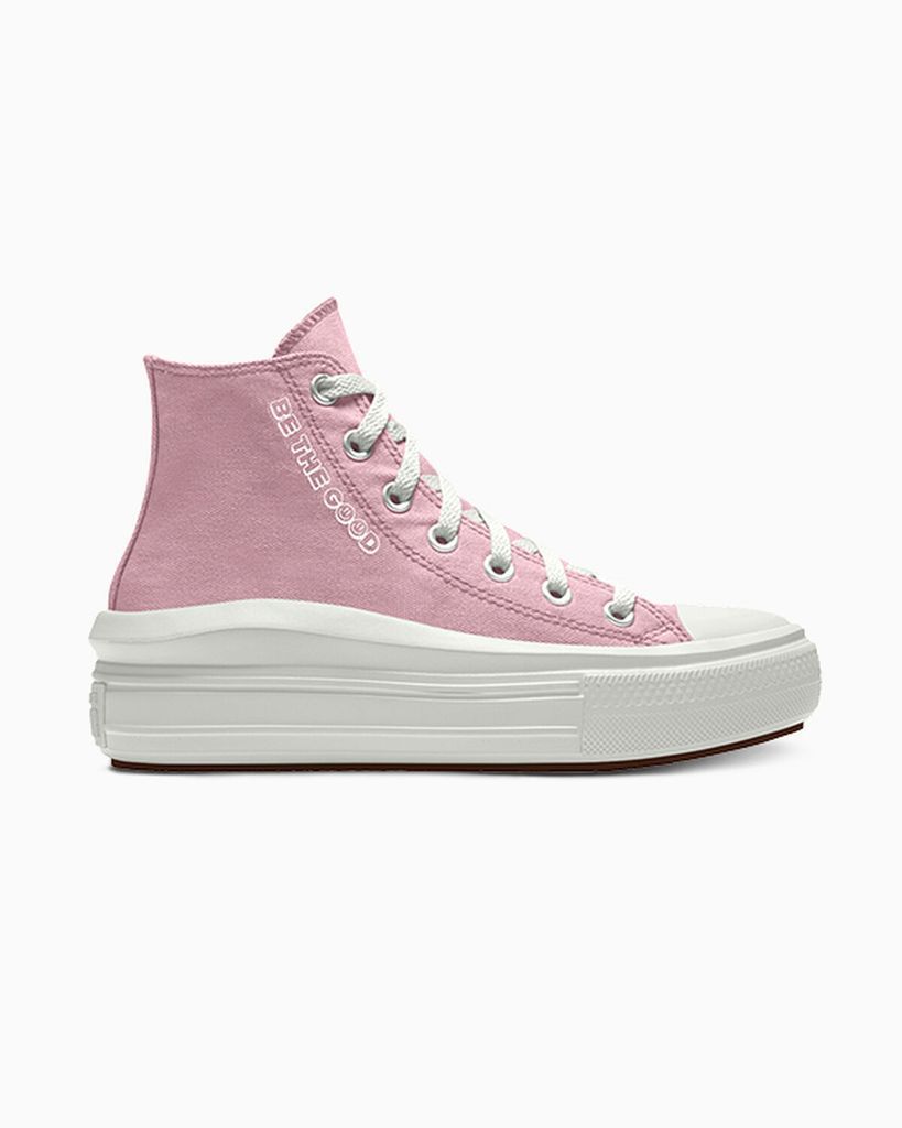 Custom Chuck Taylor All Star Move Platform By You - Pink - 3