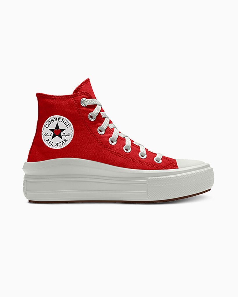 Custom Chuck Taylor All Star Move Platform By You - Red - 3