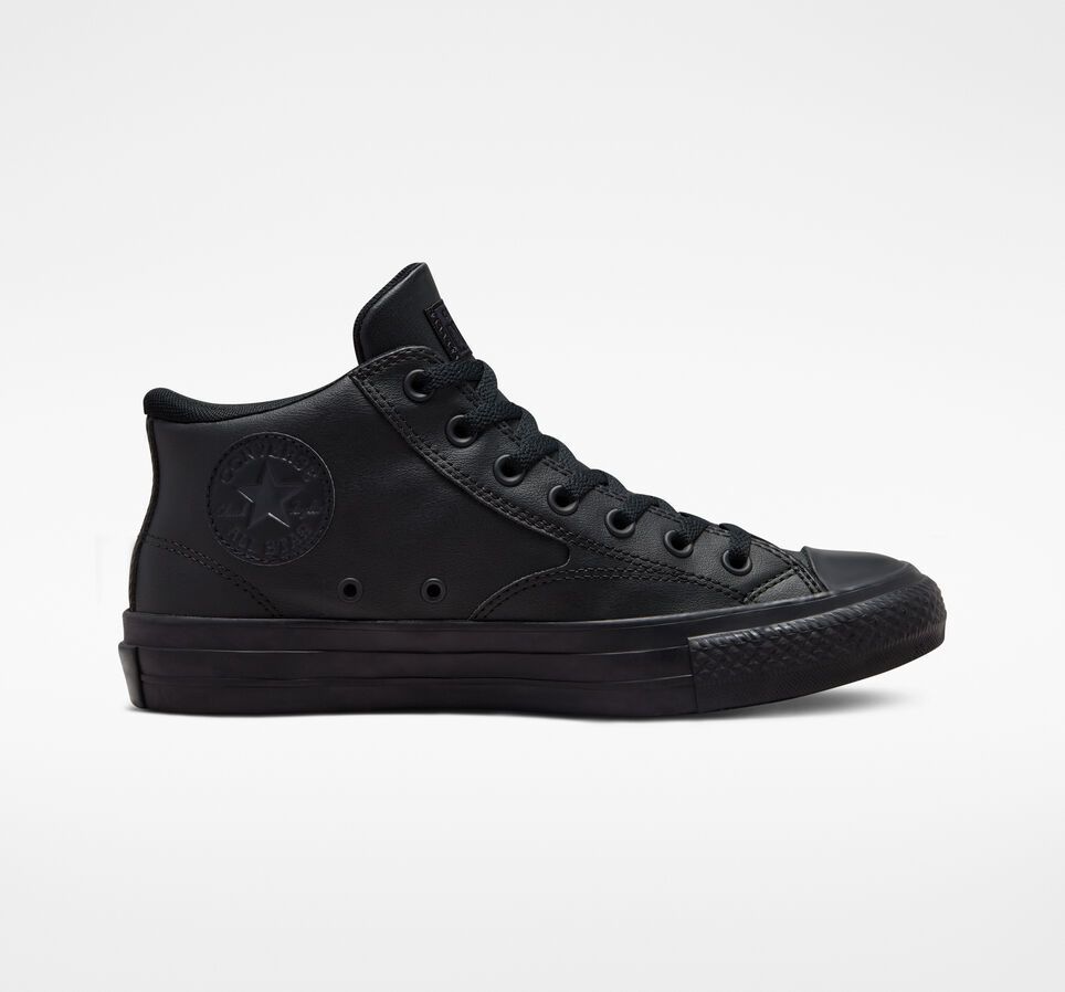 Chuck Taylor All Star Malden Street Faux Leather - Black - 5.5