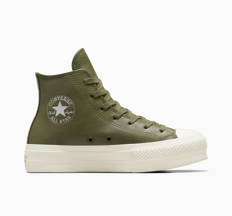 Chuck Taylor All Star Lift Platform Leather - White - 3