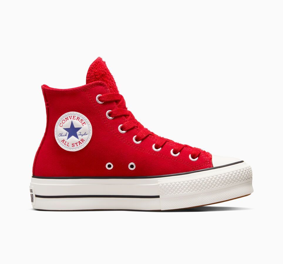 Chuck Taylor All Star Lift Suede - Red - 8.5