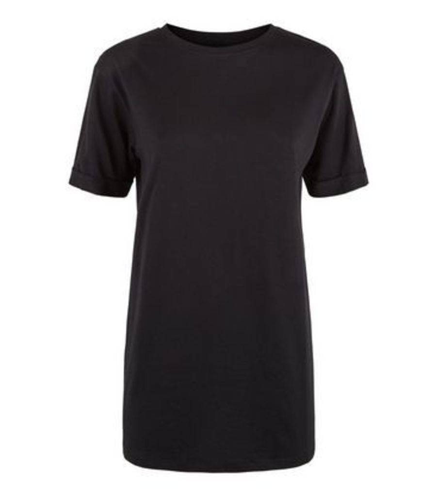 Tall Black Organic Cotton T-Shirt New Look