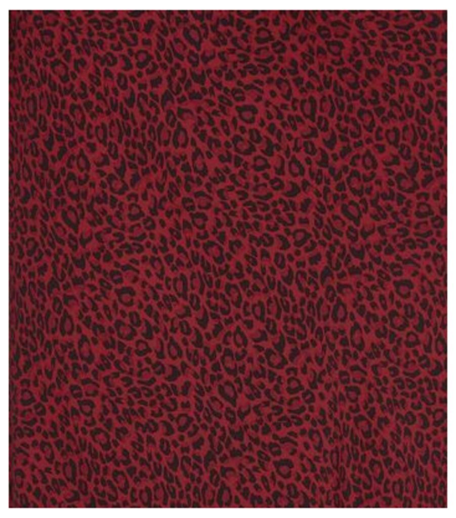 Burgundy Leopard Print Bias Cut Midi Skirt New Look
