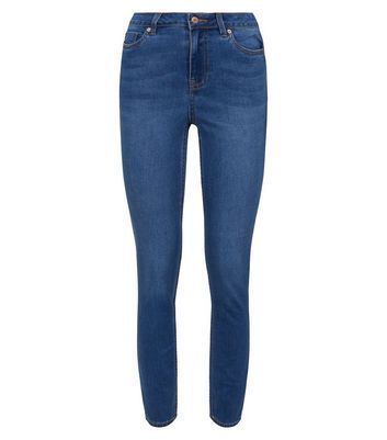 Blue Mid Rise India Super Skinny Jeans New Look
