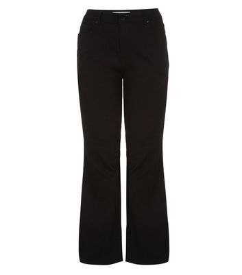 Curves 26-36in Black Bootcut Jeans New Look