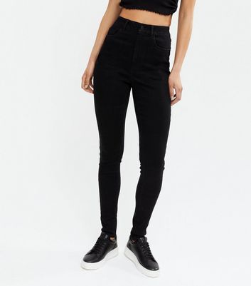 Tall Black Lift & Shape Jenna Skinny Jeans New Look