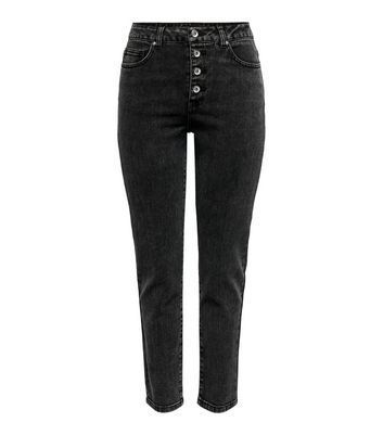 Black Straight Leg Ankle Grazing Jeans New Look