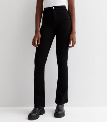 Tall Black Waist Enhance Quinn Bootcut Jeans New Look