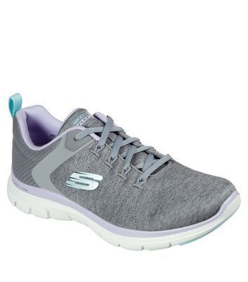 Grey Flex Appeal Trainers New Look