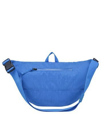 Bright Blue 3 Zip Pocket Front Sling Bag New Look