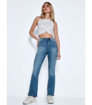 Pale Blue High Waist Flare Jeans New Look
