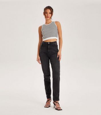 Black Mom Jeans New Look