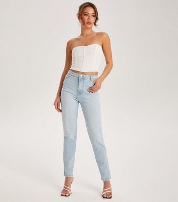 Pale Blue Mom Jeans New Look