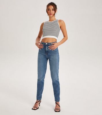 Blue Mom Jeans New Look