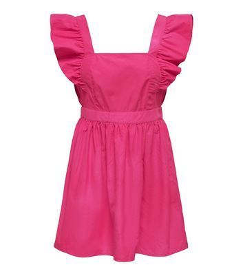 Pink Frill Detail Mini Dress New Look