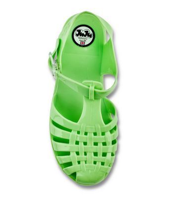 Light Green Jelly Sandals New Look