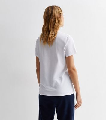 White Cotton Crew Neck T-Shirt New Look
