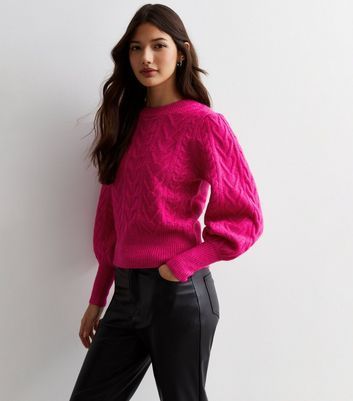 Cable Knit Jumper New Look
