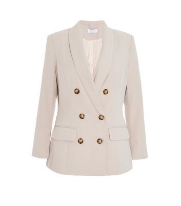 Petite Stone Tailored Blazer New Look