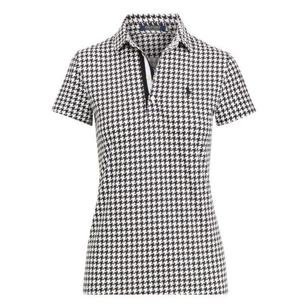 Tailored Fit Print Golf Polo