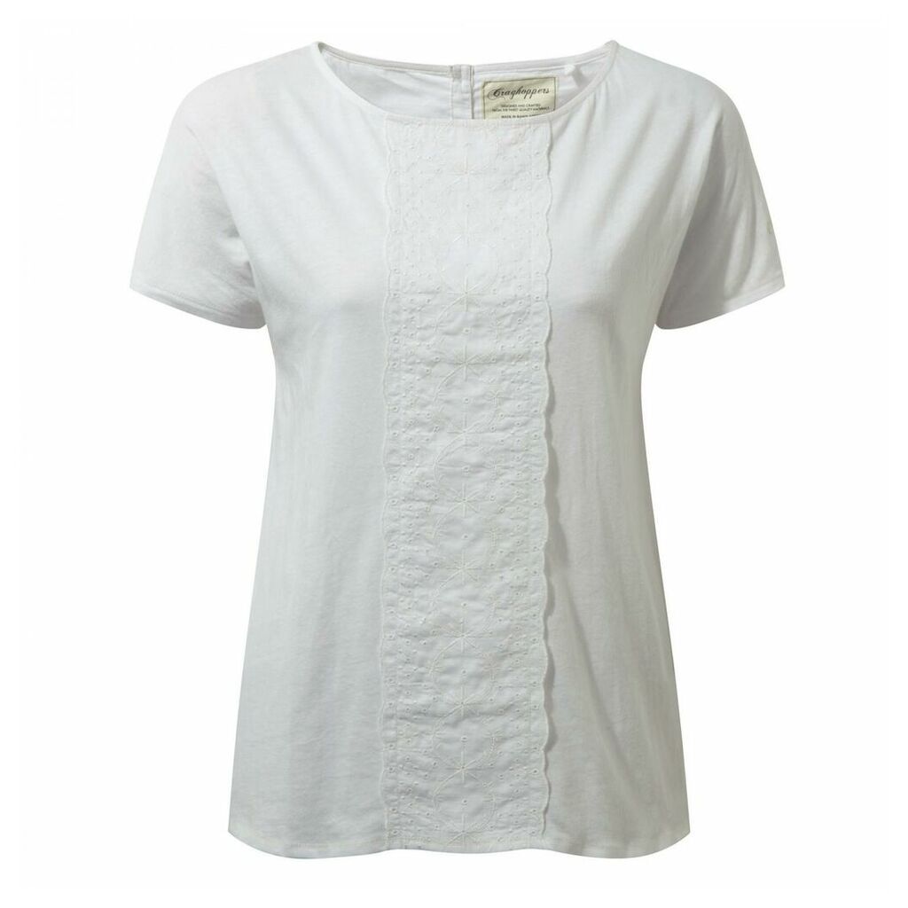 Connie Short Sleeved Top Optic White
