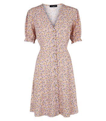Tall Pink Ditsy Floral Tea Dress New Look