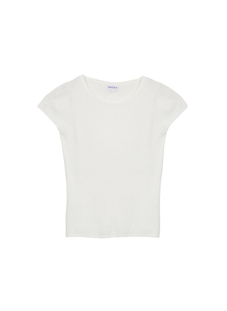 Linen & Cotton T-Shirt White
