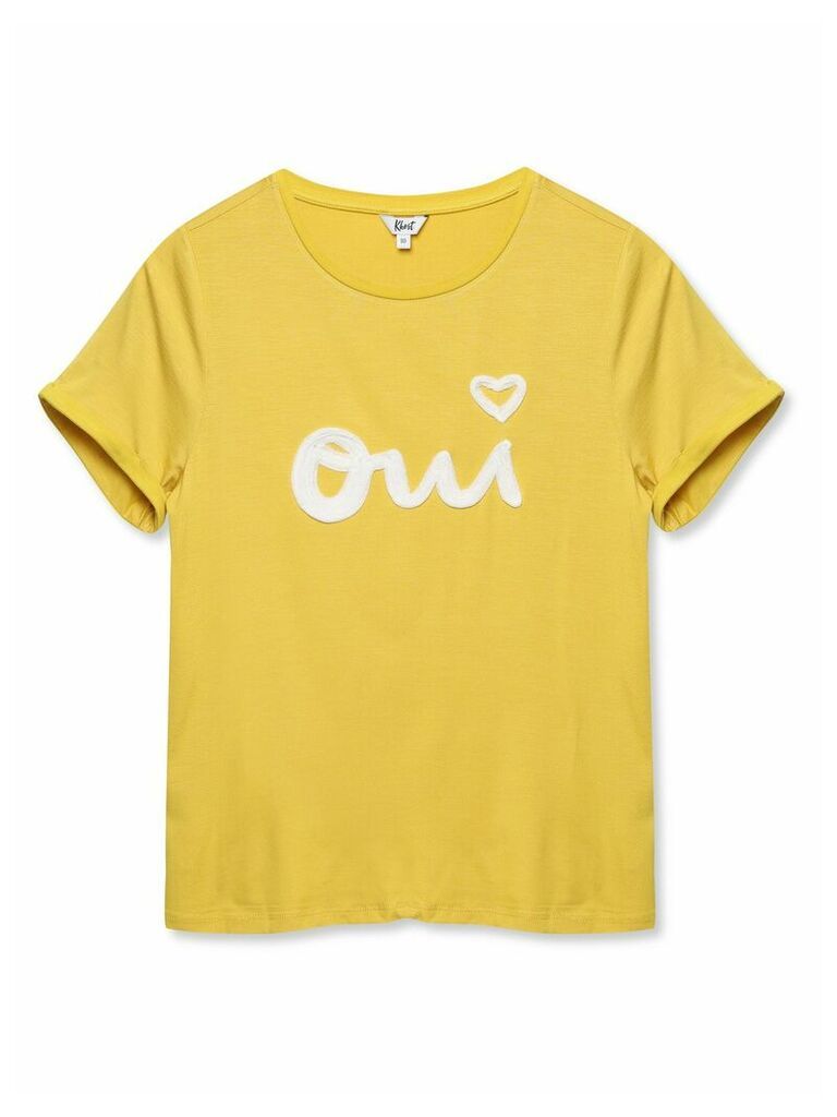 Women's Khost Clothing ladies Oui slogan t-shirt