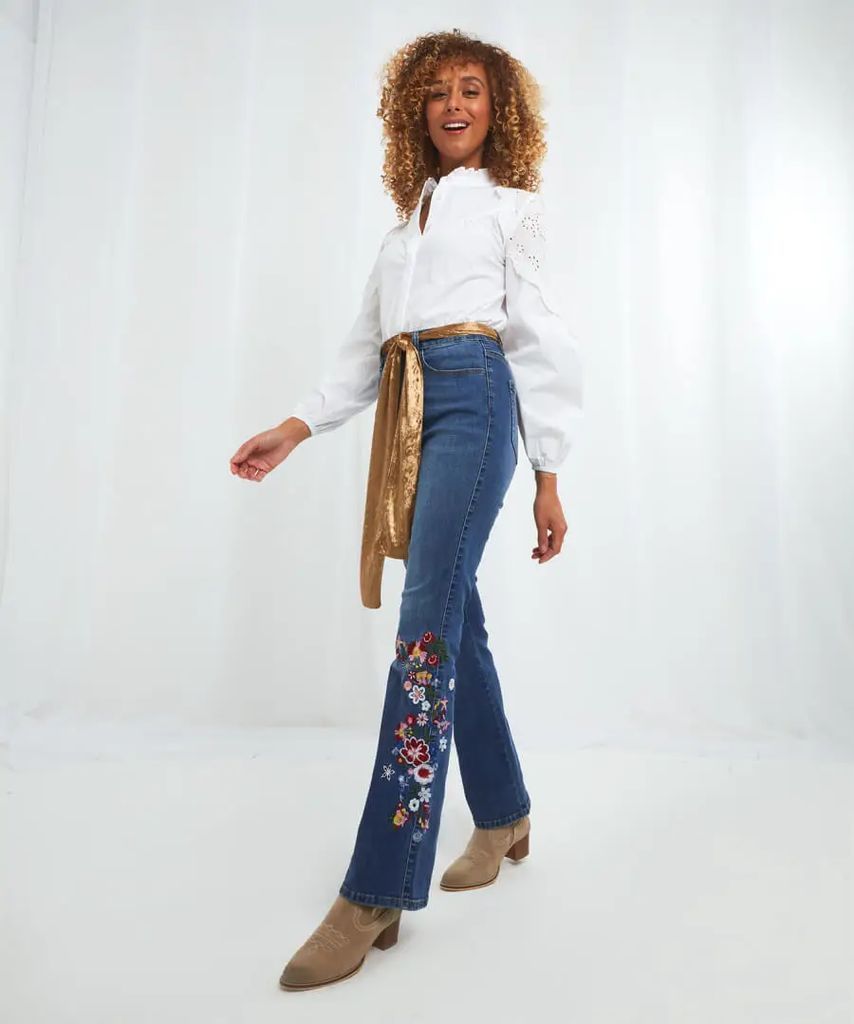 Carnival Embroidery Jeans