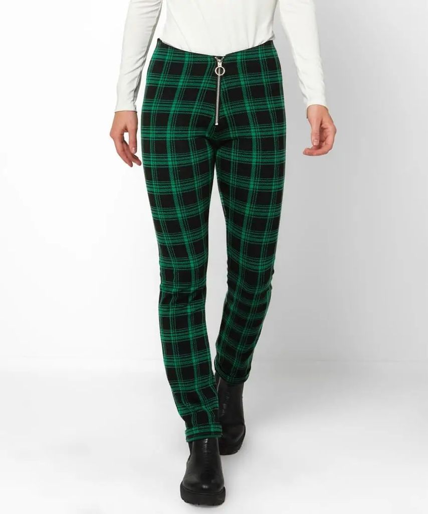 Rock Chick Check Trousers