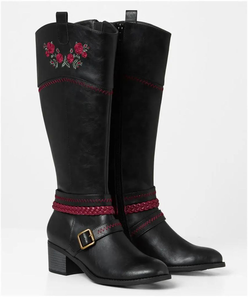 Wild Rose Tall Boots