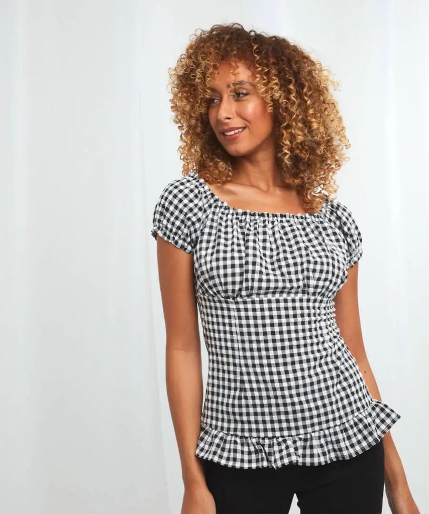 The Dixie Gingham Top