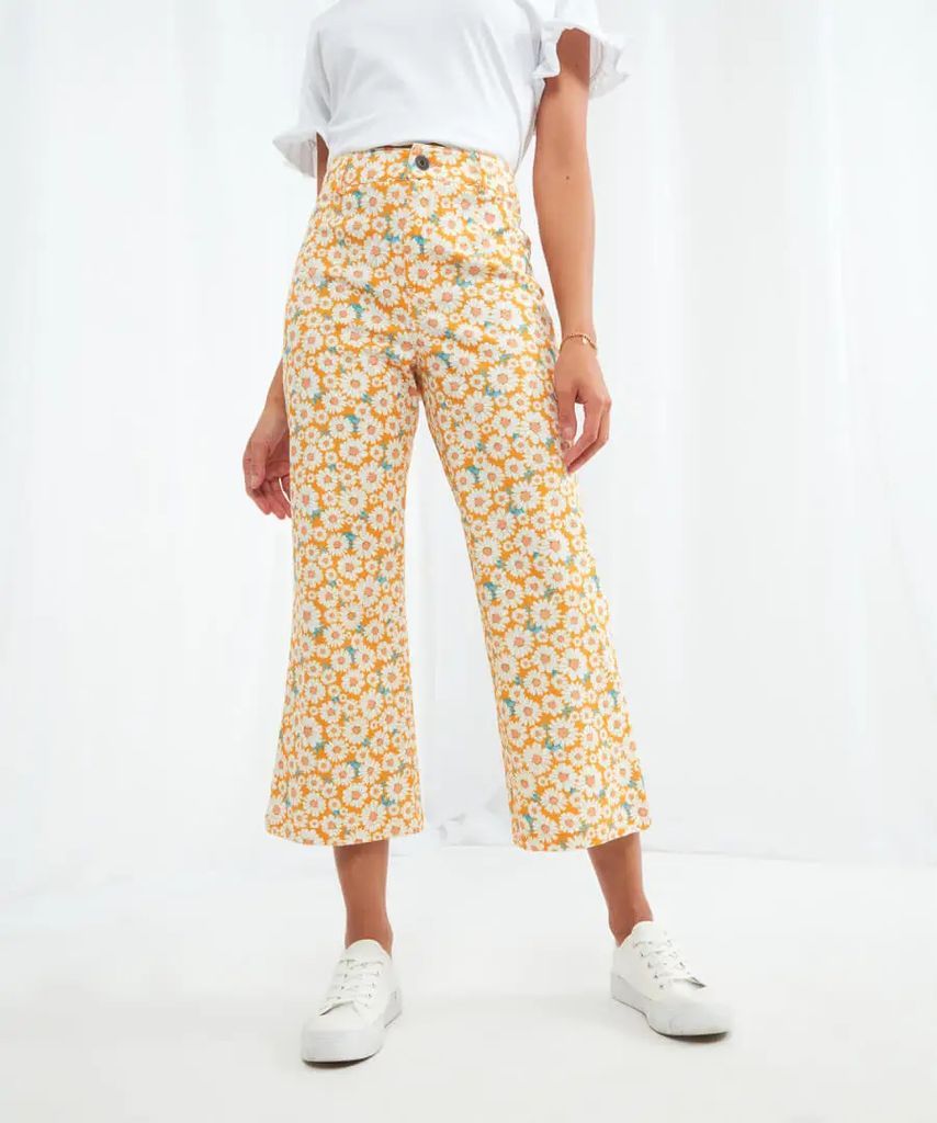 Totally Retro Floral Jeans
