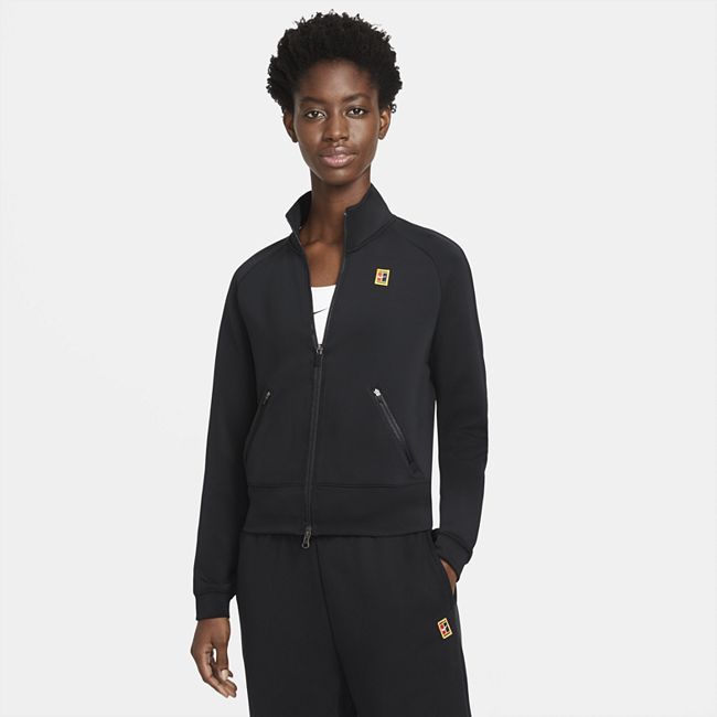 NikeCourt Women's Full-Zip Tennis Jacket - Black