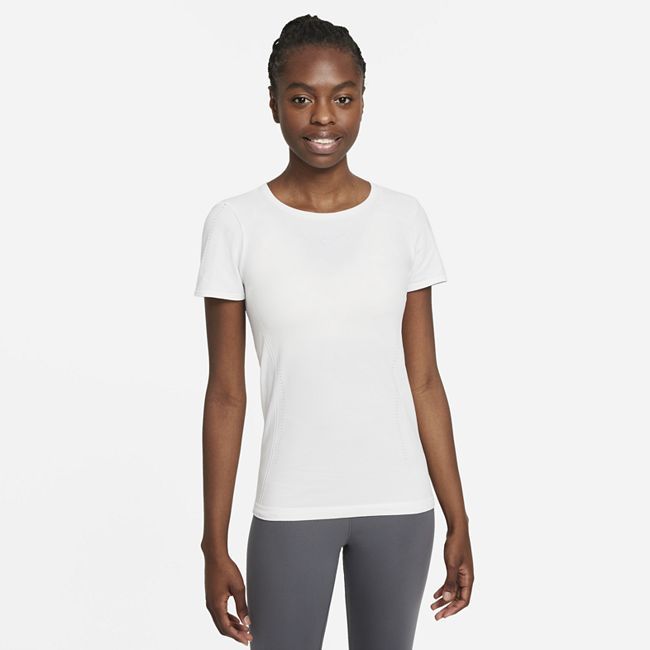 Dri-FIT ADV Aura Women's Slim-Fit Short-Sleeve Top - White