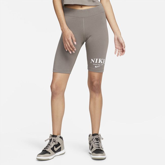 Sportswear Women's Mid-Rise Bike Shorts - Grey