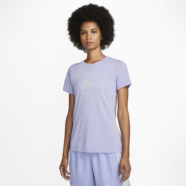 Dri-FIT Swoosh Fly Women's Short-Sleeve T-Shirt - Purple