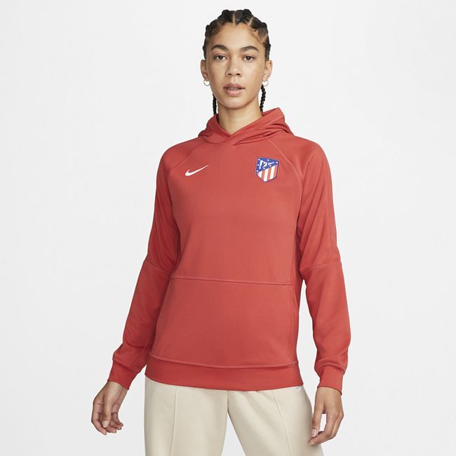 Atlético Madrid Women's Nike Dri-FIT Pullover Hoodie - Red