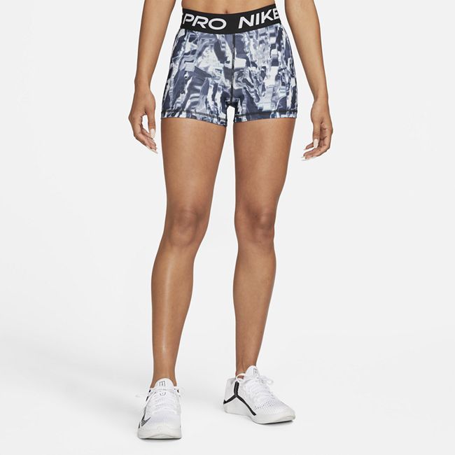 Women's Mid-Rise All-over Print Shorts - Black