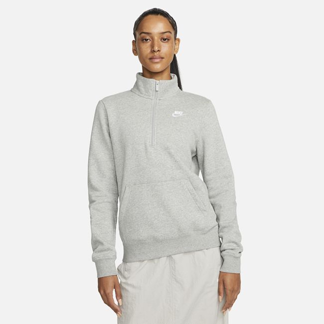 Sportswear Club Fleece Women's 1/2-Zip Sweatshirt - Grey